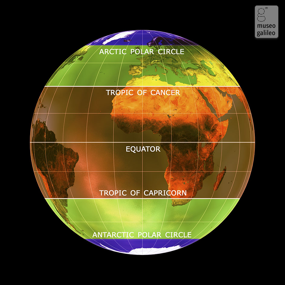 Museo Galileo Enlarged Image Climate Zones