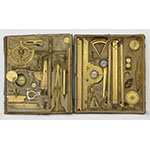 Box of mathematical instruments (Inv. 2532, 2541- 2543, ...)