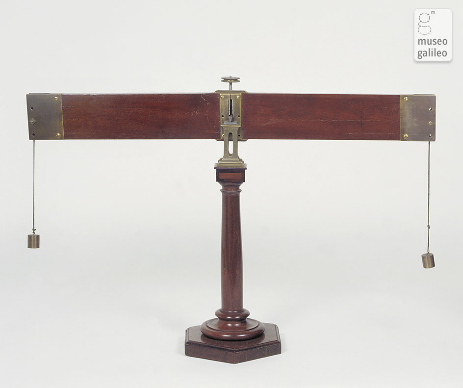 First-order lever as balance beam (Inv. 1383)