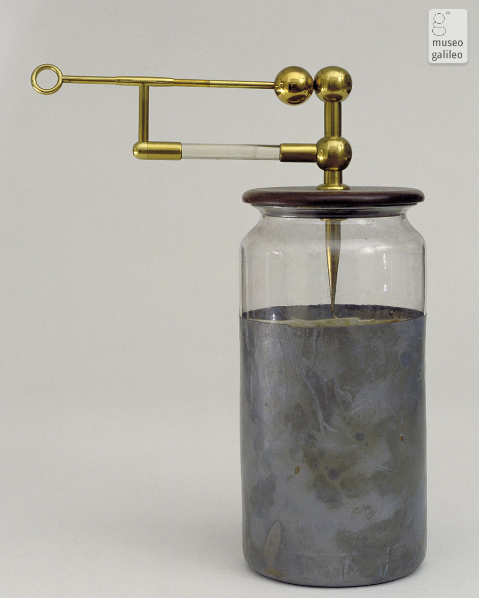 Lane electrometer on Leyden jar (Inv. 446)