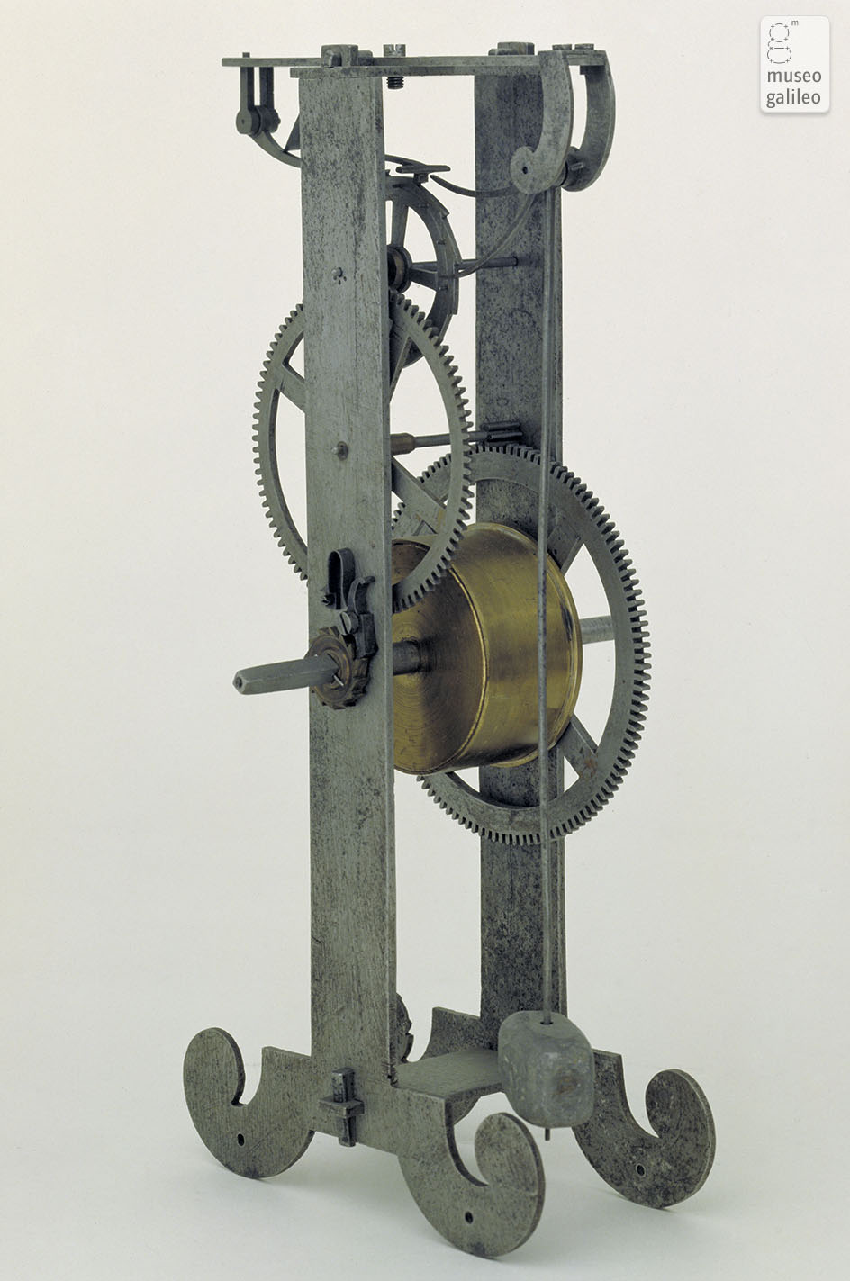 Model of the application of the pendulum to the clock (Inv. 3450)