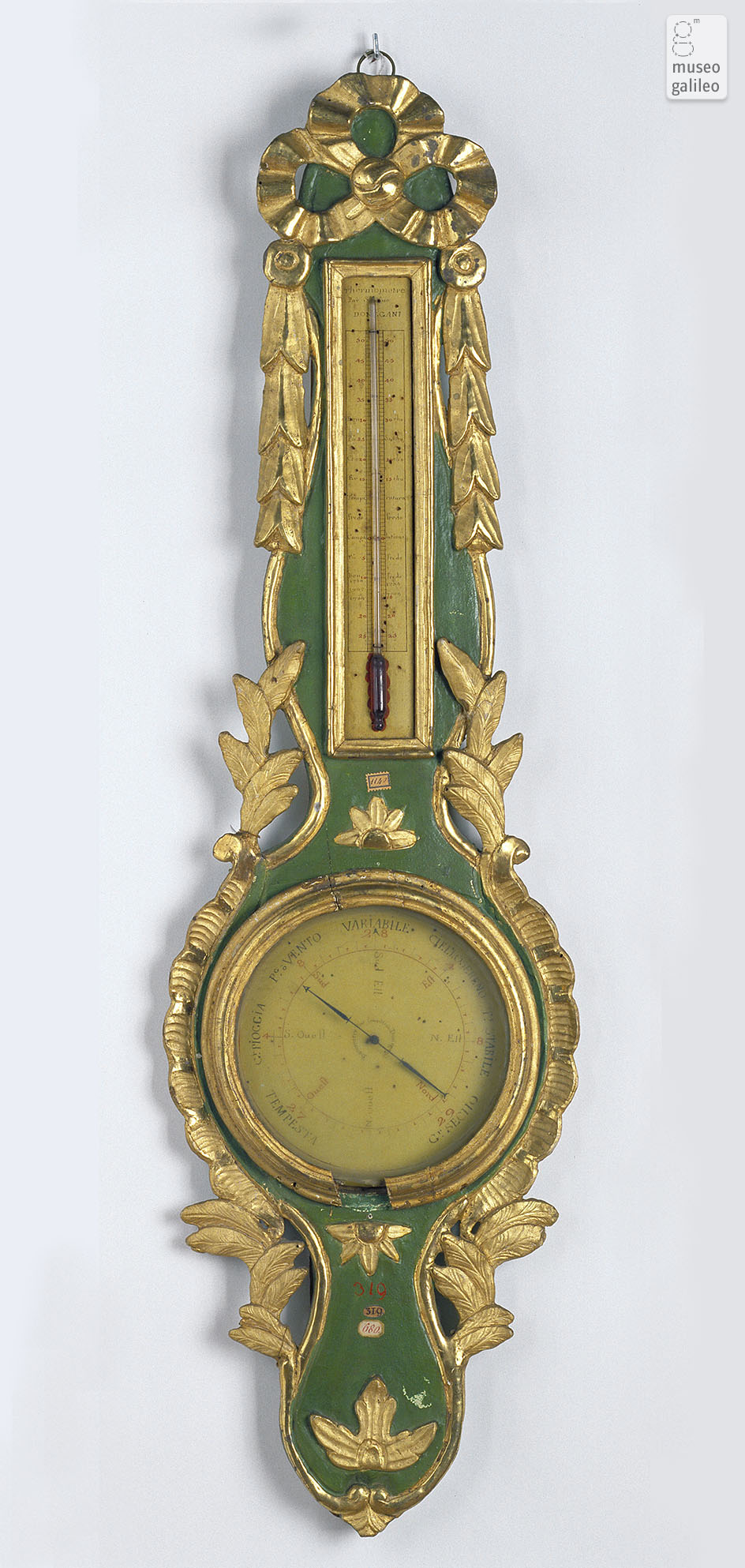 Wheel barometer (Inv. 1140)
