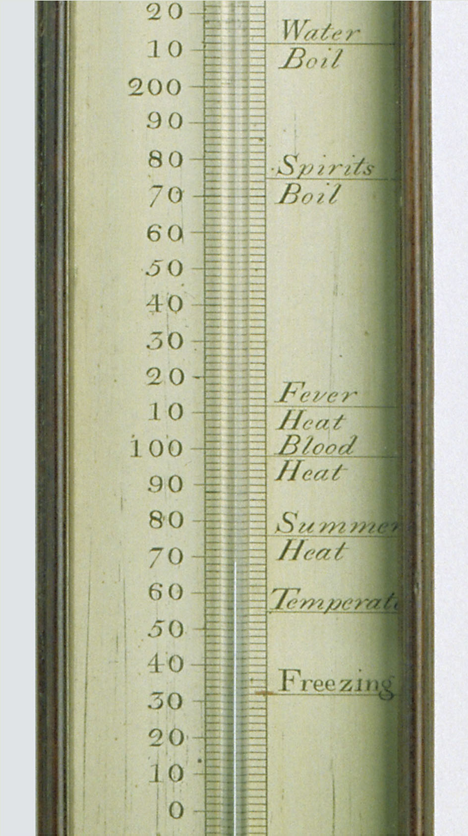Mercury thermometer (Inv. 385)