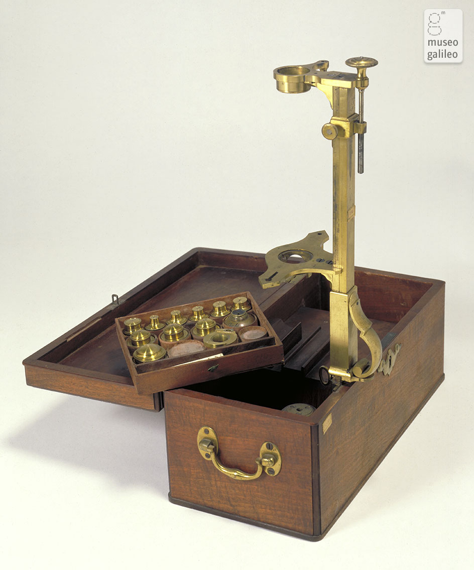 Compound and simple microscope, chest type (Inv. 3210)