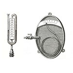 Pressure gauge or manometer