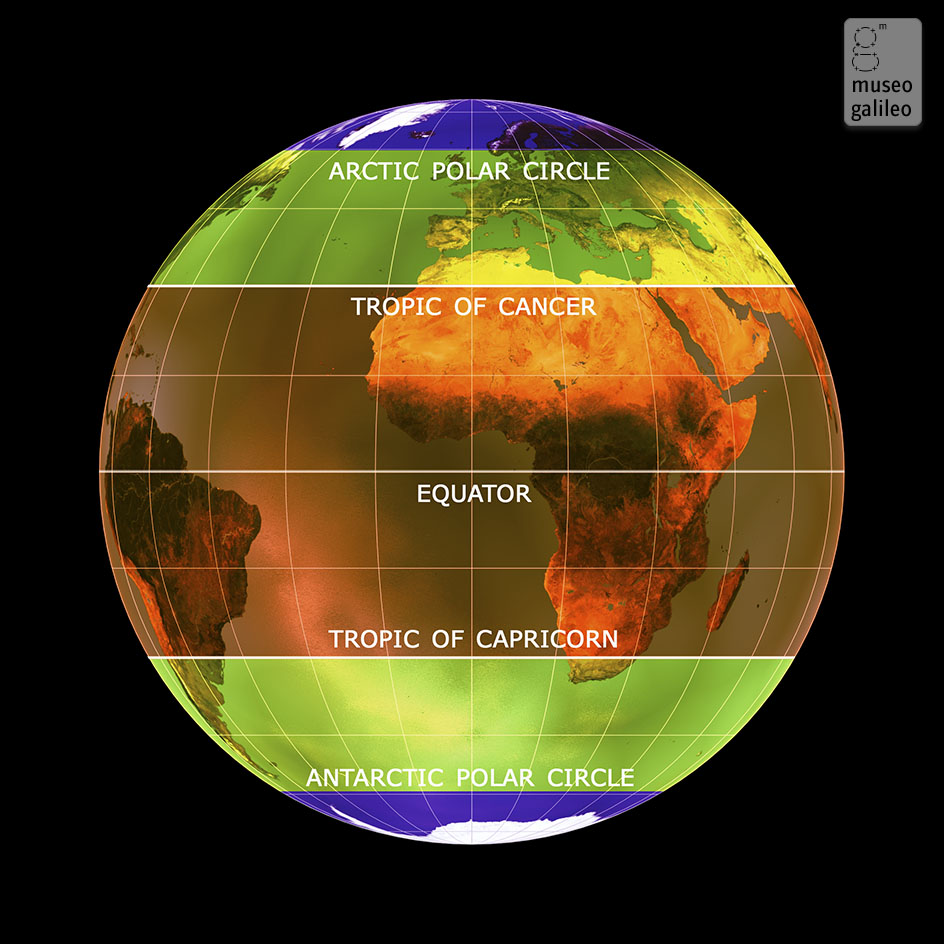 Museo Galileo Enlarged image Climate zones