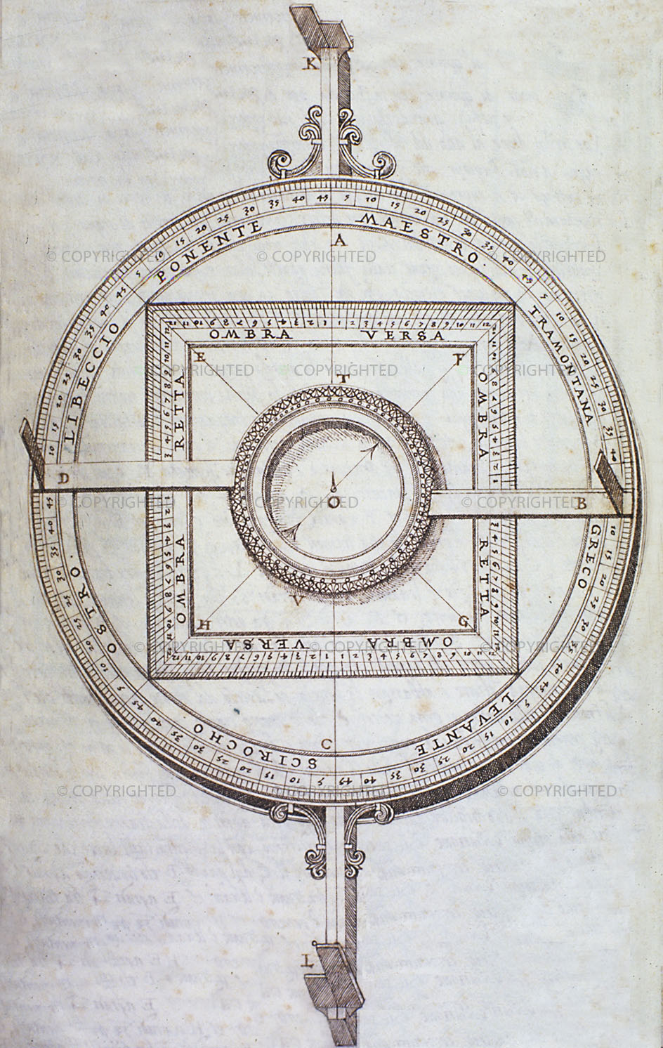 Surveying (or azimuth) compass