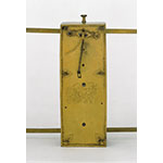Spring-driven clock movement and dial (Inv. 3557)
