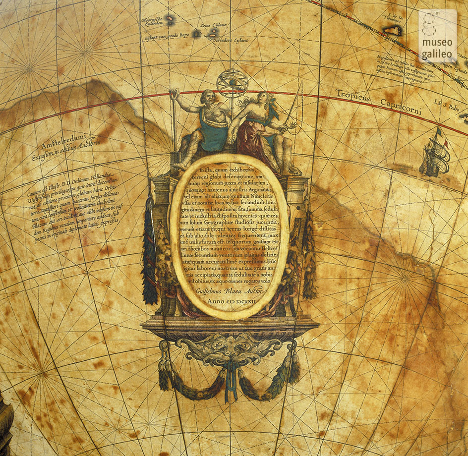 Terrestrial globe (Loan INAF-Arcetri)
