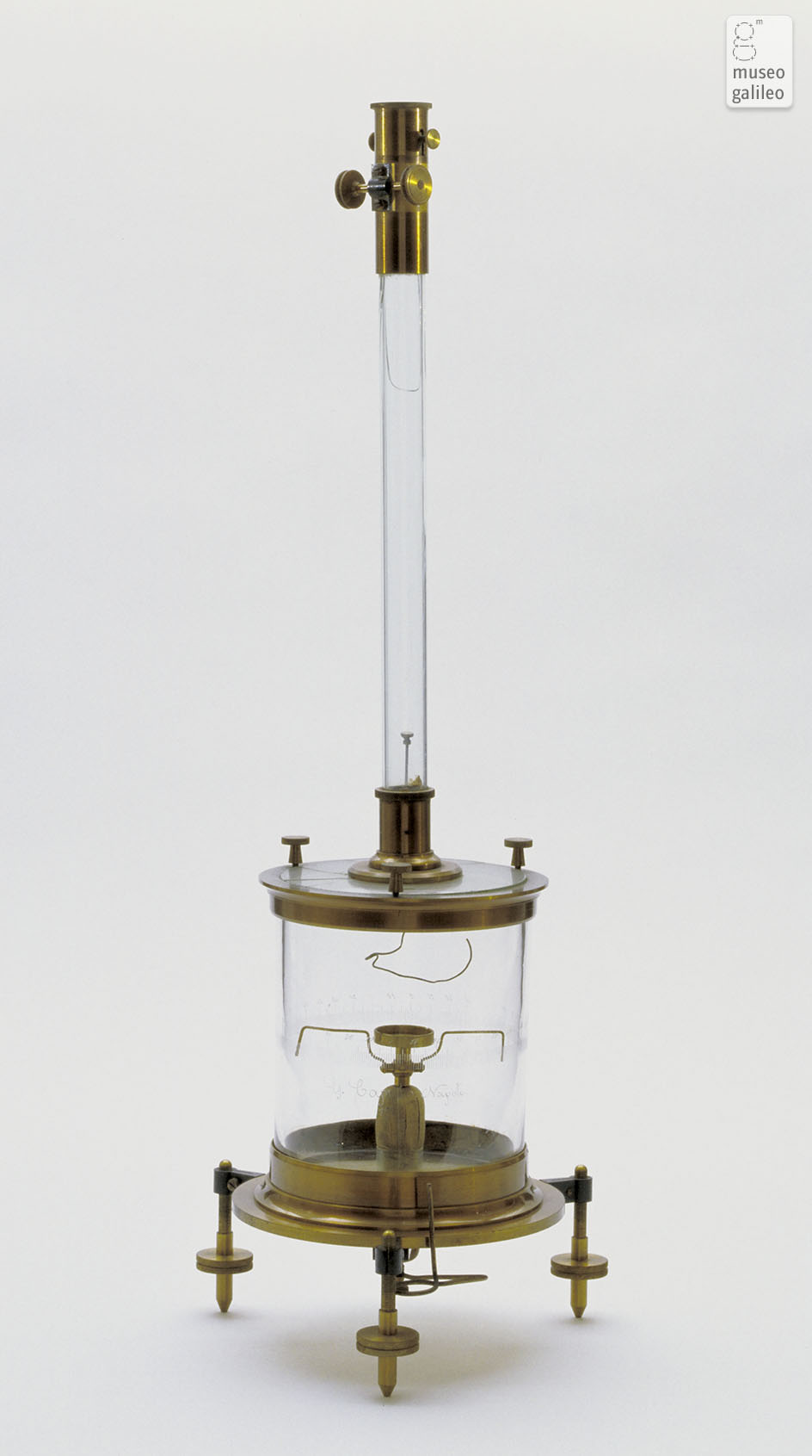 Bifilar suspension electrometer, Palmieri pattern (Inv. 1411)