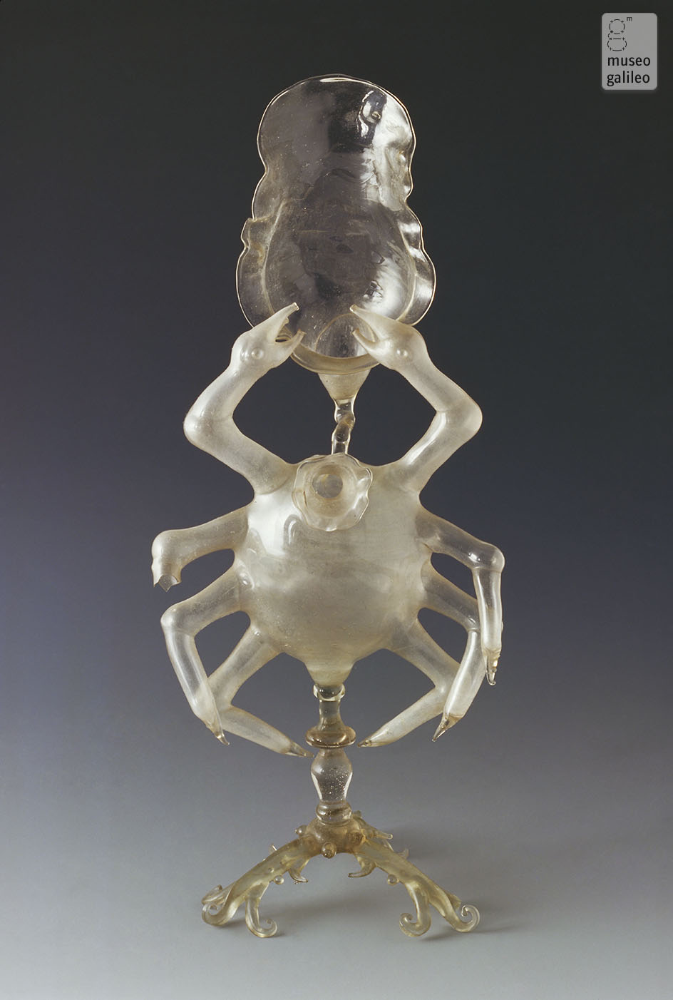 Crab-shaped "capriccio" glass (Inv. 103)
