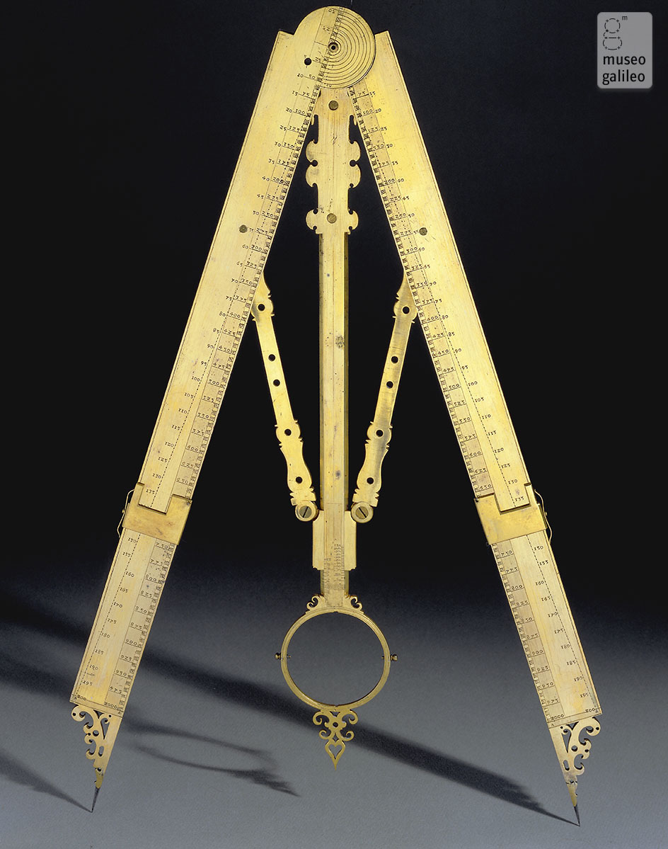 Proportional and surveying compasses (Inv. 2510)