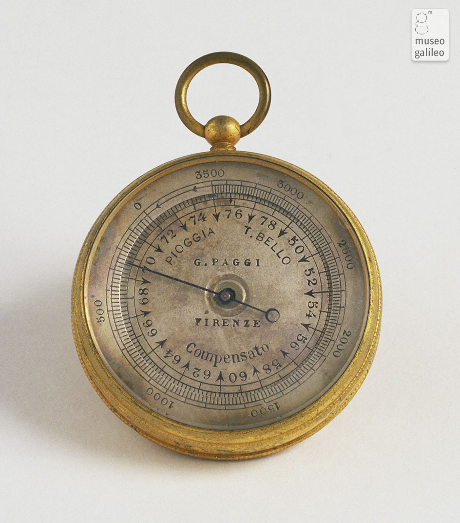 Pocket aneroid barometer (Inv. 3659)